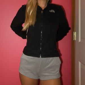 black north face zip up